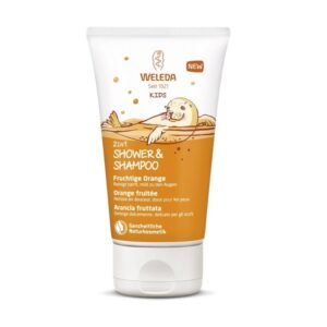 Crème Douche Enfants 2 en 1 - Orange Fruitée - WELEDA